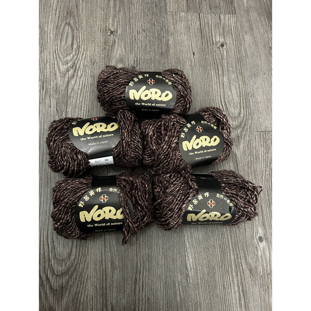 NORO SILK GARDEN SOCK YARN 5 Skeins-108 Yards ea Wool/Silk/Nylon/Mohair Color 86